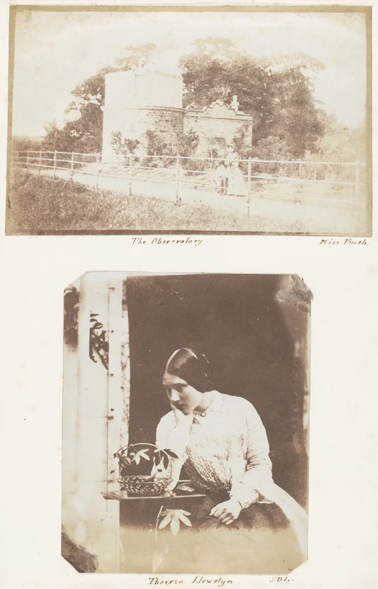 The Observatory; Thereza Llewelyn by John Dillwyn Llewelyn, photograph, 1853-1856