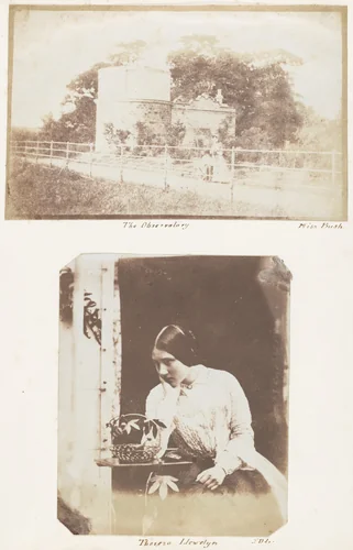 The Observatory; Thereza Llewelyn by John Dillwyn Llewelyn, photograph, 1853-1856