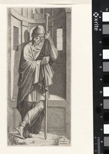 Apostel Jakobus de Meerdere by Lambertus Suavius, print, 1545-1548