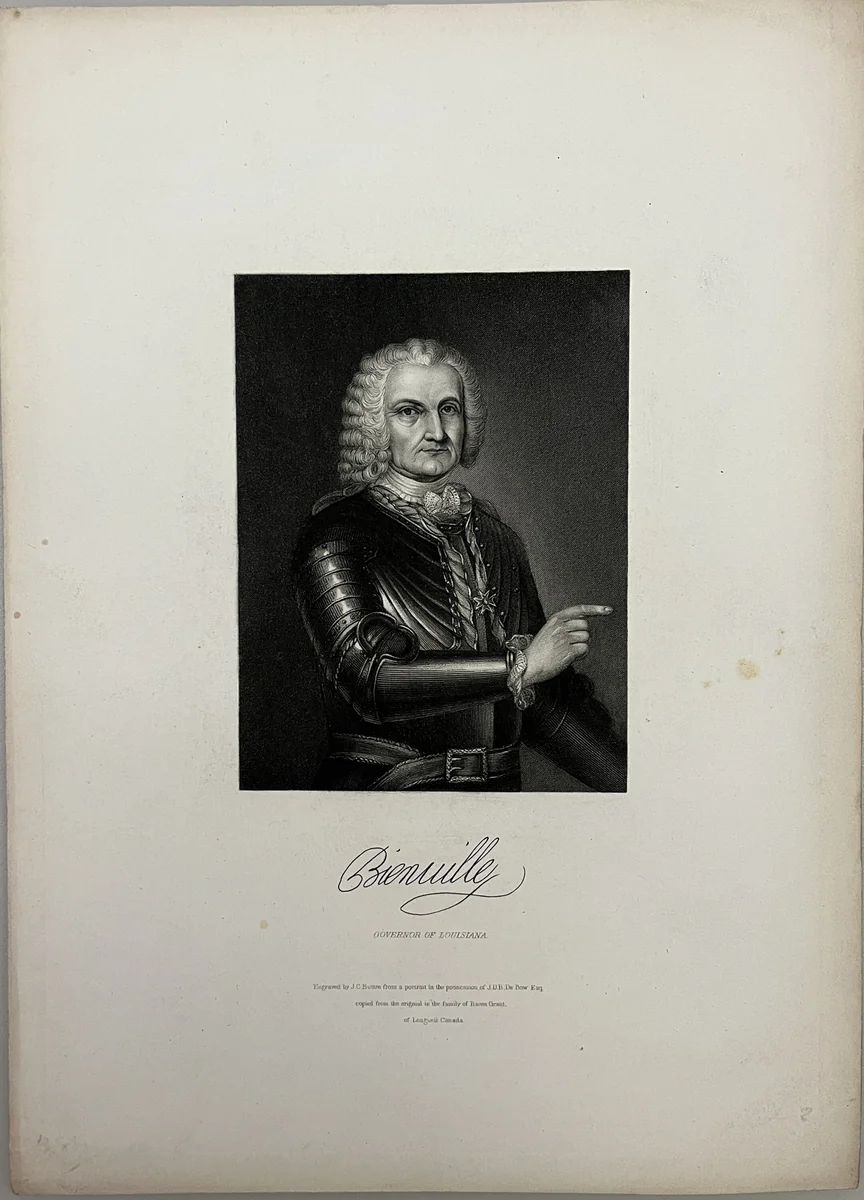 Bienville, Governor of Louisiana by John Chester Buttre, other, 1841-1893
