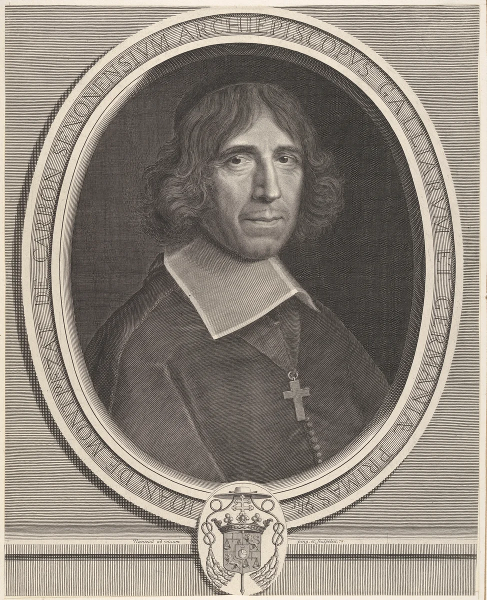 Jean de Montpezat de Carbon by Robert Nanteuil, print, 1668-1678