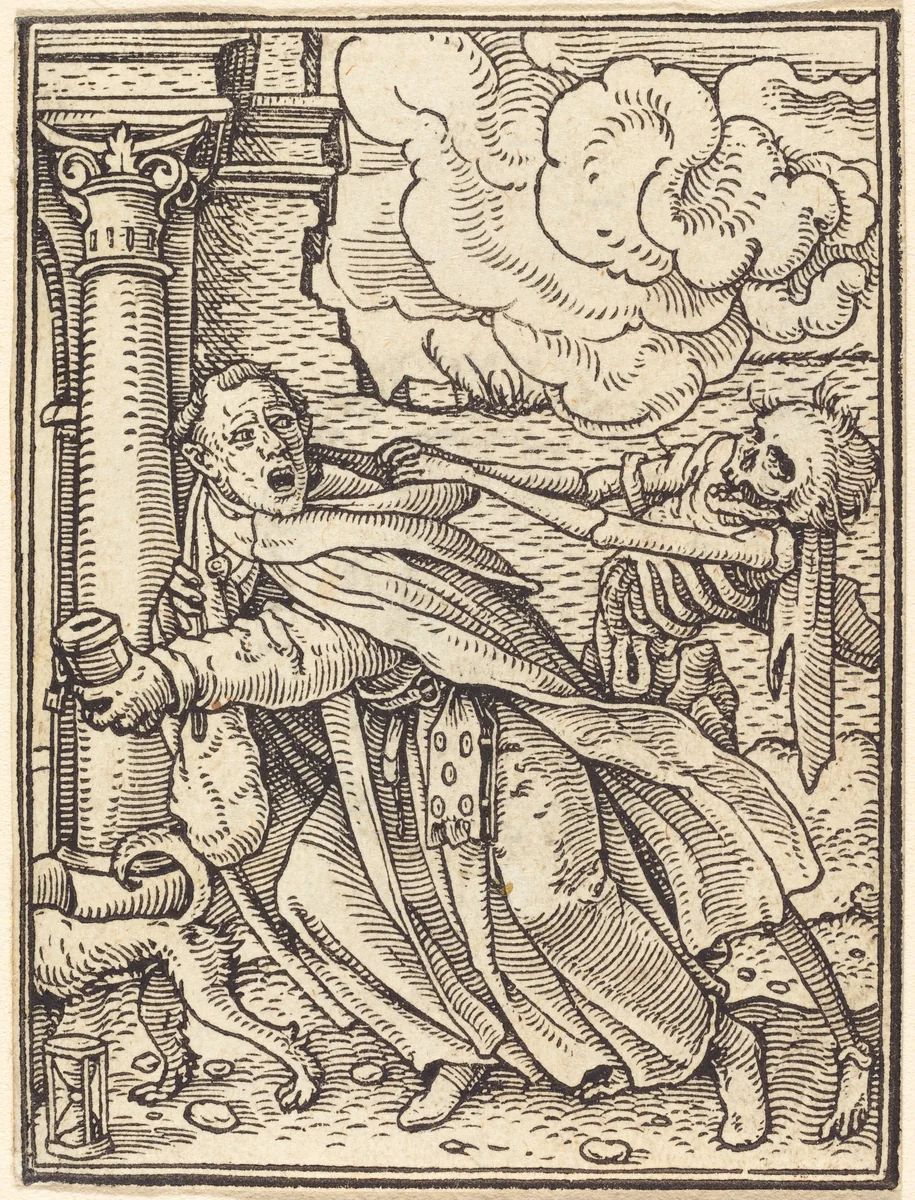 The Mendicant Friar by Hans Lützelburger, print, 1521-1531