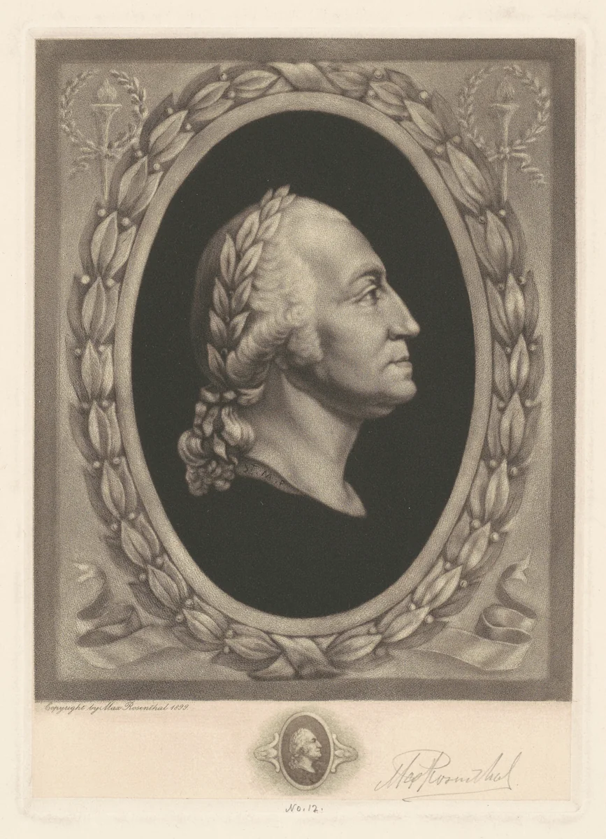 George Washington by Max Rosenthal, print, 1899