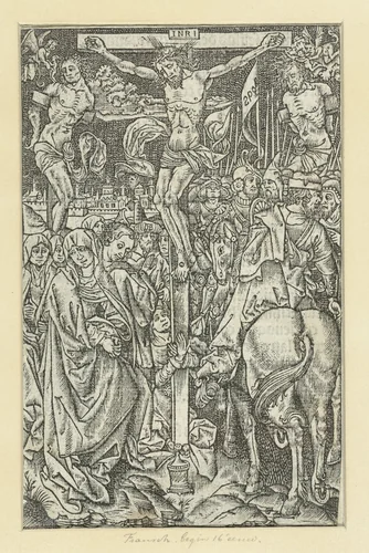 De kruisiging by anonymous, print, 1507-1508