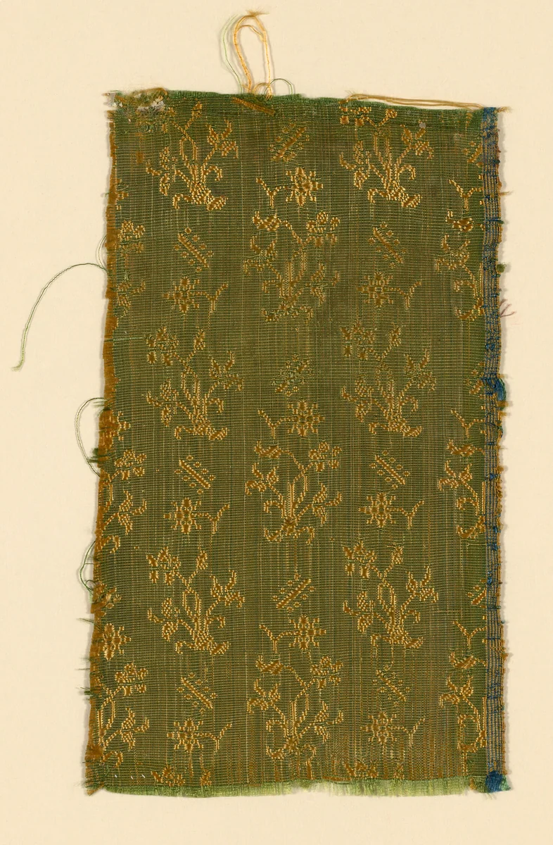 Fragment by Italy, textile, 1625-1675