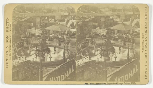 Grand Inter-State Exposition, Chicago by Copelin and Son, photograph, 1873