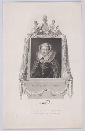 Mary, Queen of Scots by Robert Hicks, print, 1829