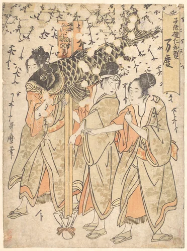 Lantern Float by Kitagawa Utamaro (喜多川歌麿), print, 1800-1833