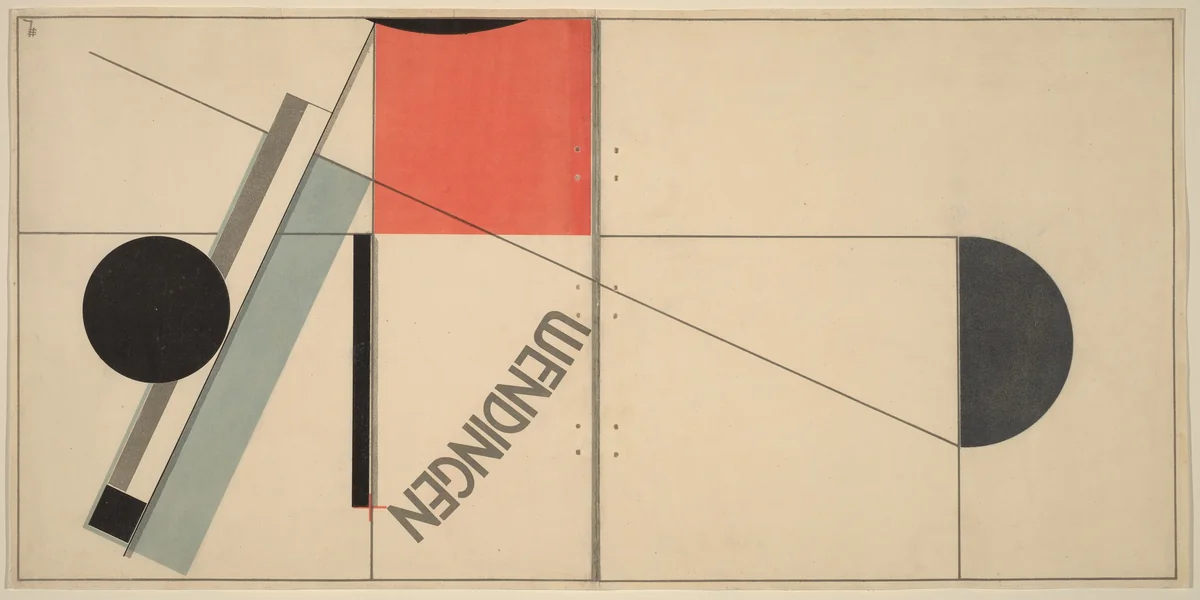Wendingen by El Lissitzky, print, 1921-1923