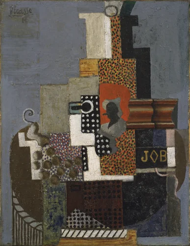 Still Life: "Job" by Pablo Picasso, painting, 1916