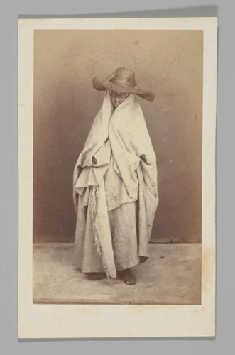 [Woman, Tétouan, Morocco] by A. Chauffy, photograph, 1850-1889