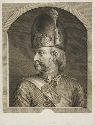 Sapper of the Swiss Guards by Johann Georg Wille, print, 1779