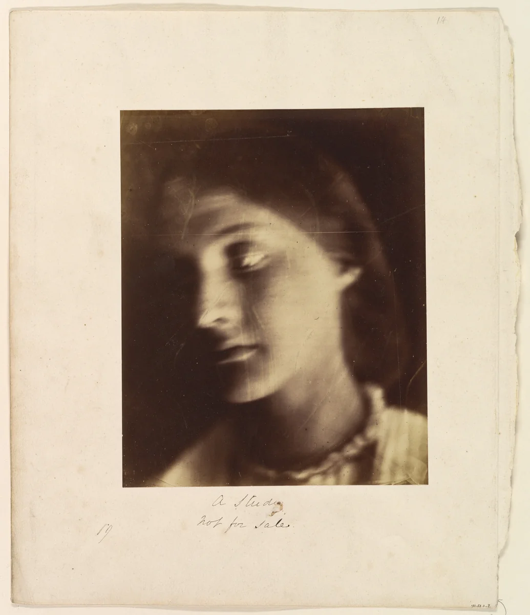 A Study by Julia Margaret Cameron, photograph, 1864