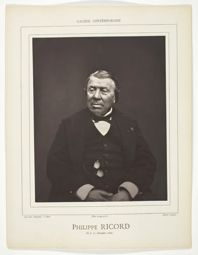 Philippe Ricord by Etienne Carjat, photograph, 1871-1877