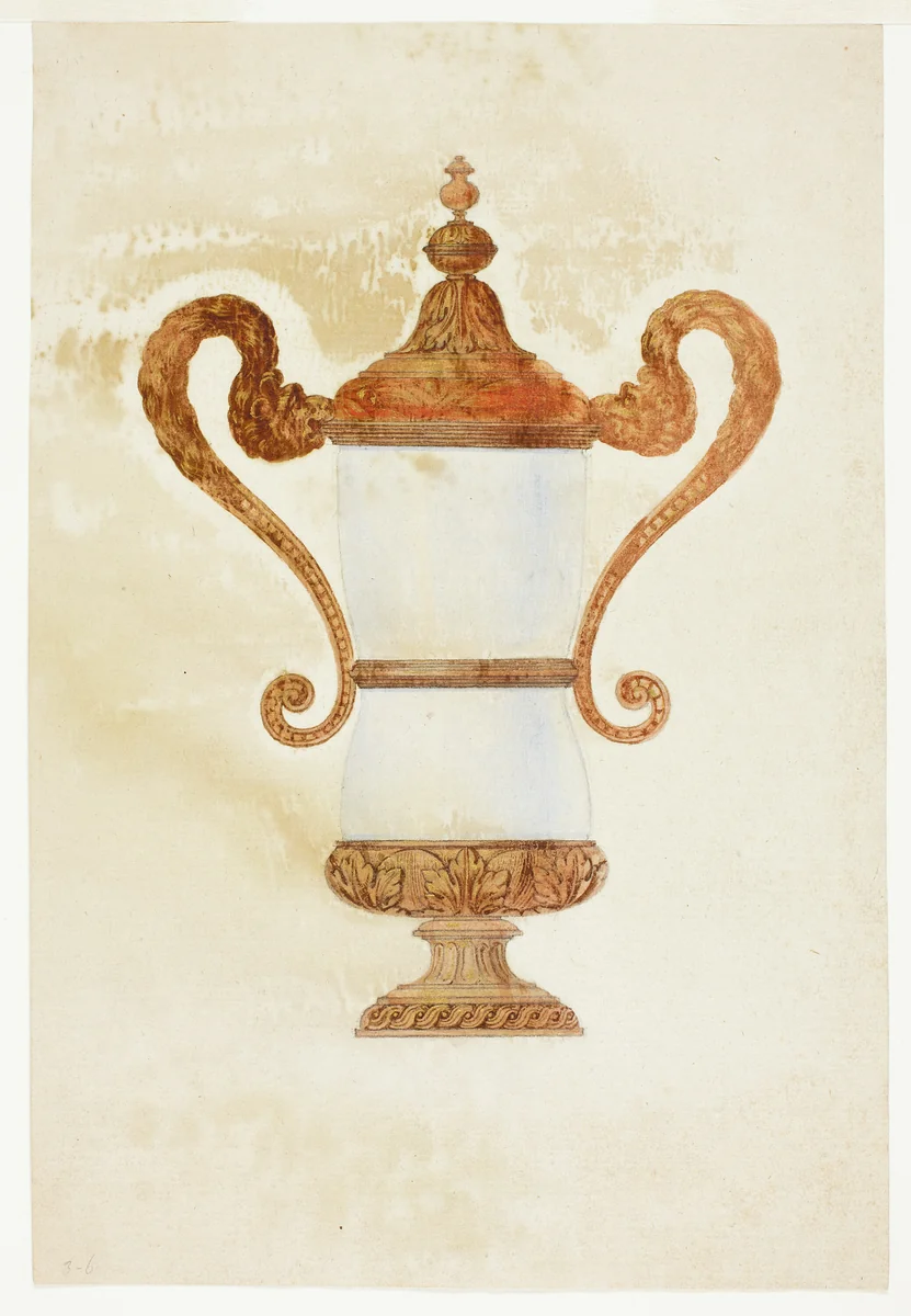 Double Handled Urn by Giuseppe Grisoni, painting, 1719-1769