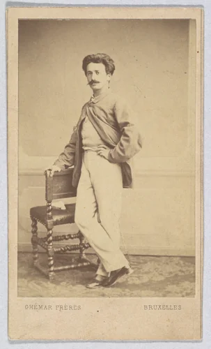 Félicien Rops by Frères Ghemar, photograph, 1860-1879