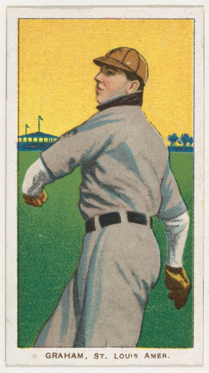 Graham, St. Louis, American League, from the White Border series (T206) for the American Tobacco Company by American Tobacco Company, print, 1909-1911