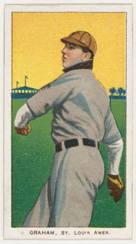 Graham, St. Louis, American League, from the White Border series (T206) for the American Tobacco Company by American Tobacco Company, print, 1909-1911