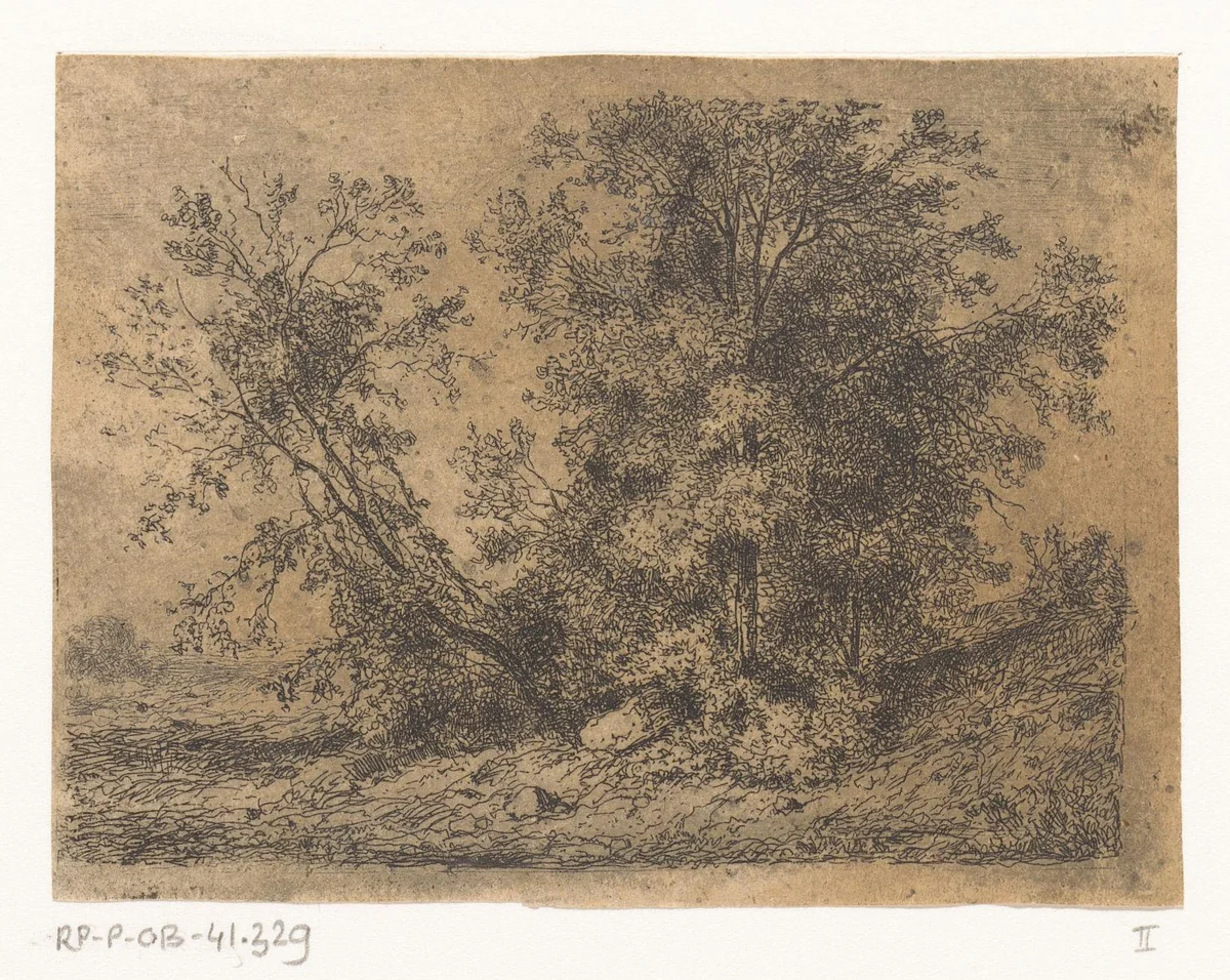 Boompartij by Jean Alexis Achard, print, 1817-1884