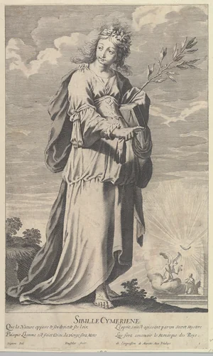 Sibylle Cimmérienne by Gilles Rousselet, print, 1630-1640
