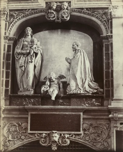 Amiens. l'ange pleureur by Eugène Atget, photograph, 1900