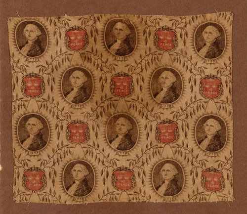 Fragment (Furnishing Fabric) by American Print Works, textile, 1866-1886