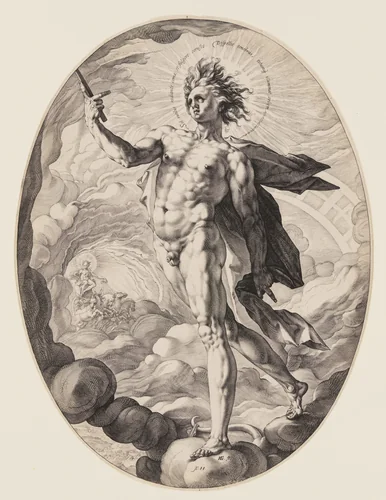 Apollo by Hendrick Goltzius, print, 1588