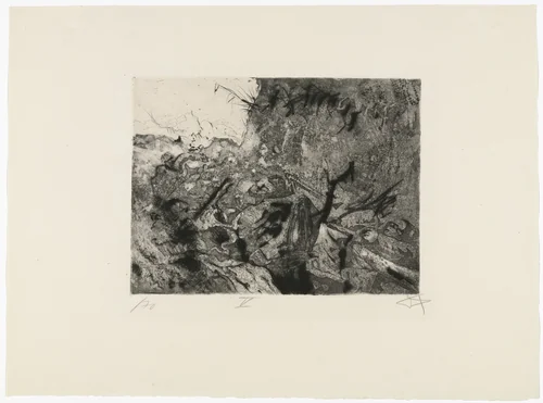 Abandoned Position near Vis-en-Artois (Verlassene Stellung bei Vis-en-Artois) from The War (Der Krieg) by Otto Dix, print, 1924