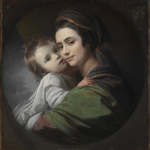 Elizabeth Shewell West and Her Son, Raphael by Benjamin West, painting, 1765-1775