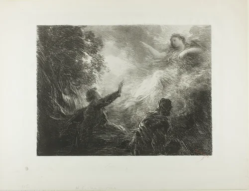 The Fairy of the Alps by Henri Fantin-Latour, print, 1873
