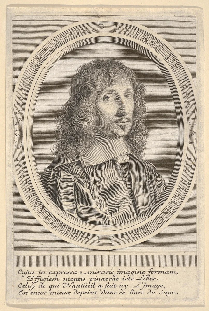 Pierre da Maridat by Robert Nanteuil, print, 1648-1658