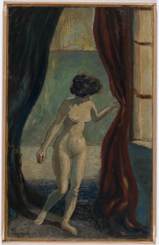 In the Studio by Louis Michel Eilshemius, drawing, 1911