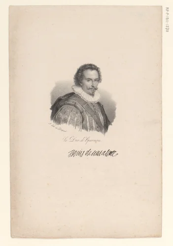Portret van Jean-Louis de Nogaret de La Valette by anonymous, print, 1818-1842