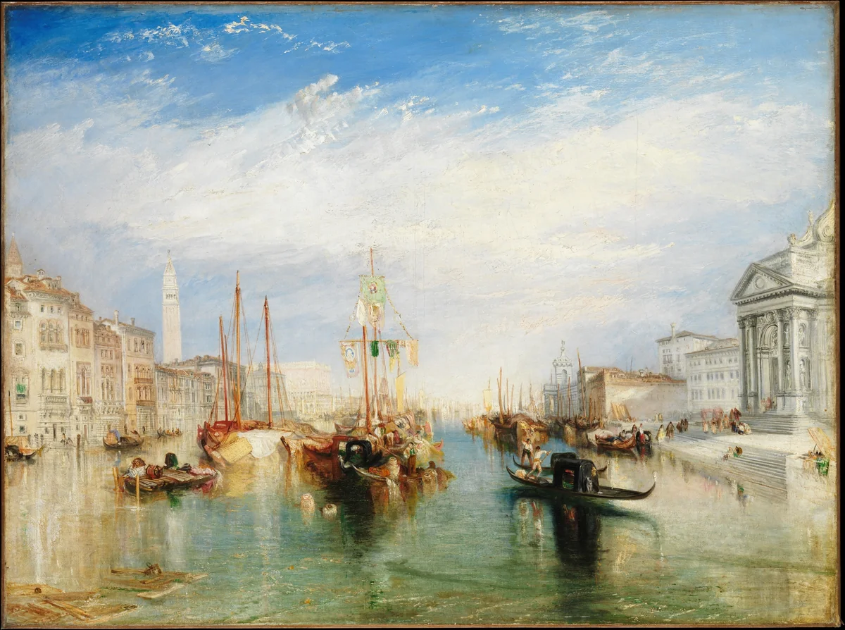 Venice, from the Porch of Madonna della Salute by Joseph Turner, painting, 1830-1835