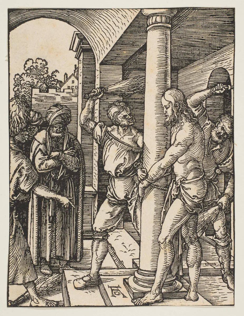 The Flagellation, from "The Small Passion" by Albrecht Dürer, print, 1509