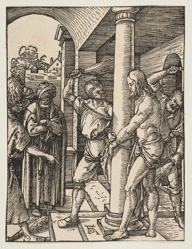 The Flagellation, from "The Small Passion" by Albrecht Dürer, print, 1509