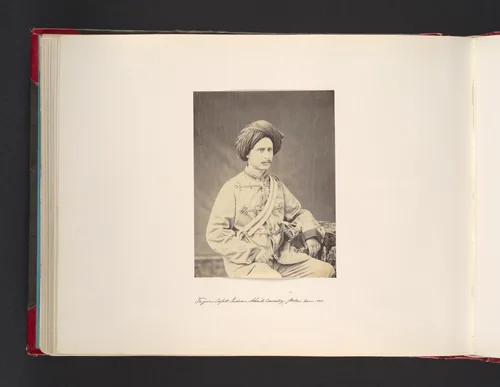 Captain of the Indian Sheik Cavalry, Pekin by John Thomson, photograph, 1860