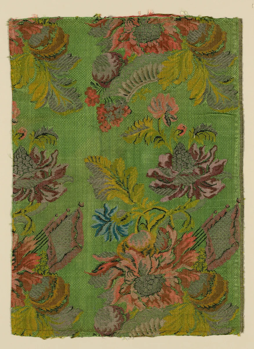 Panel by France, textile, 1701-1725