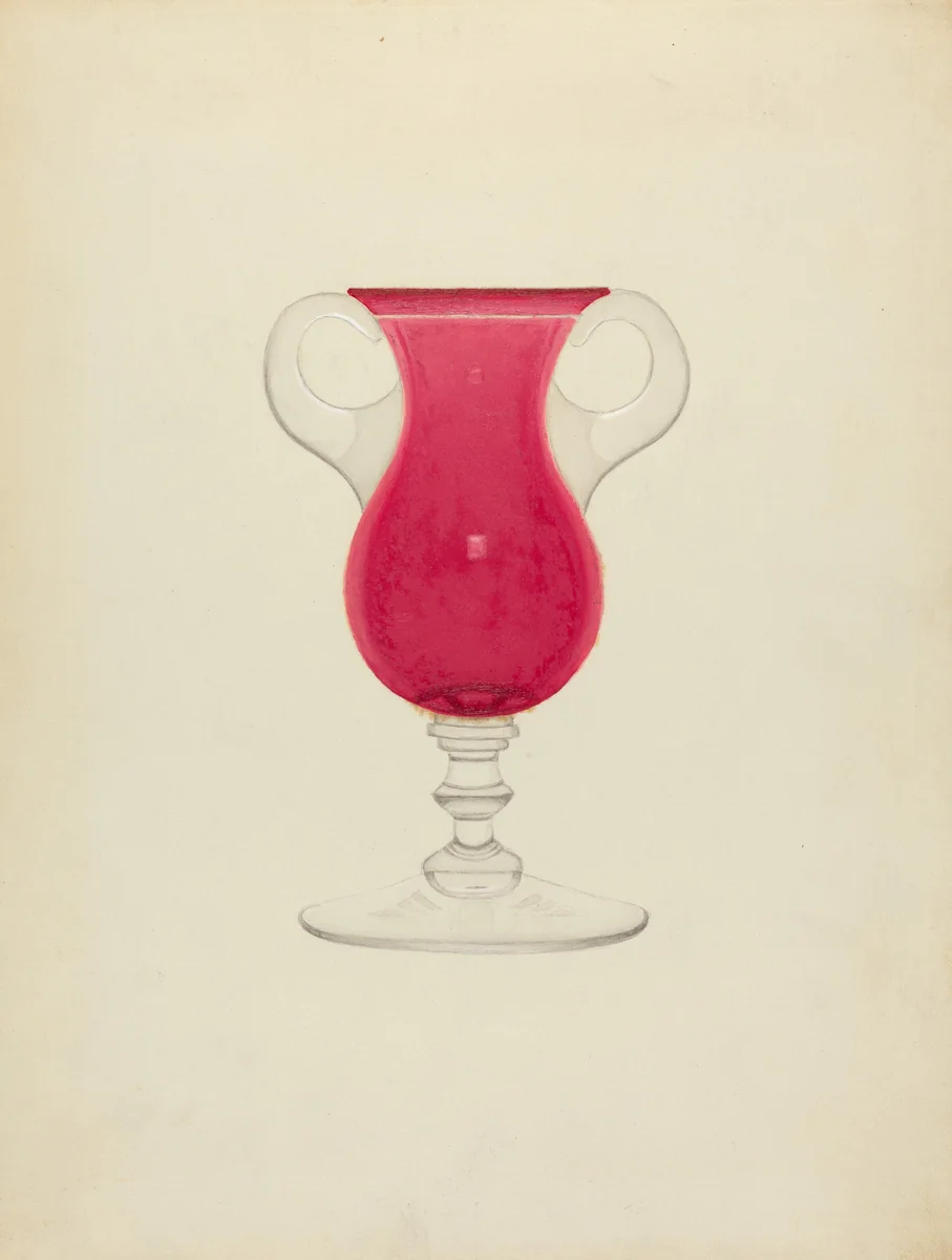 Blown Glass by American 20th Century, index of american design, 1935-1942