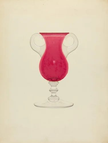 Blown Glass by American 20th Century, index of american design, 1935-1942