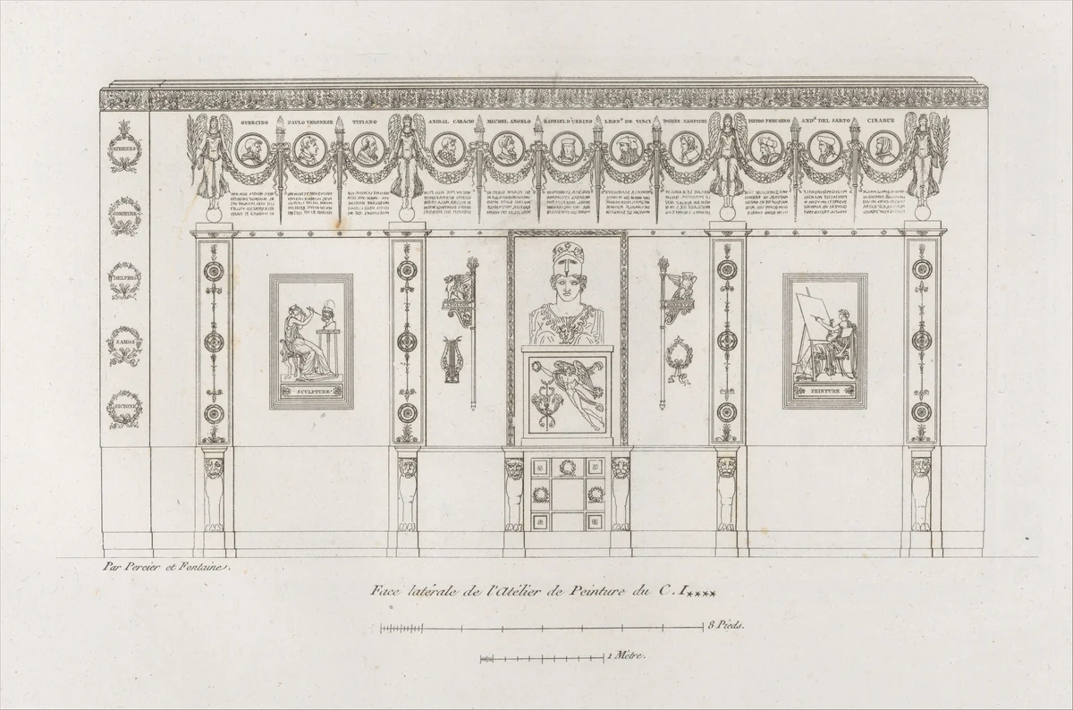 Recueil de Decorations Intérieures by Pierre Fontaine, book, 1812