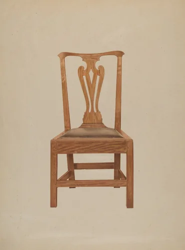 Chair by Michael Riccitelli, index of american design, 1938