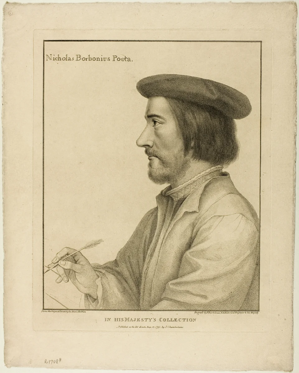 Nicholas Bourbon by Francesco Bartolozzi, print, 1795