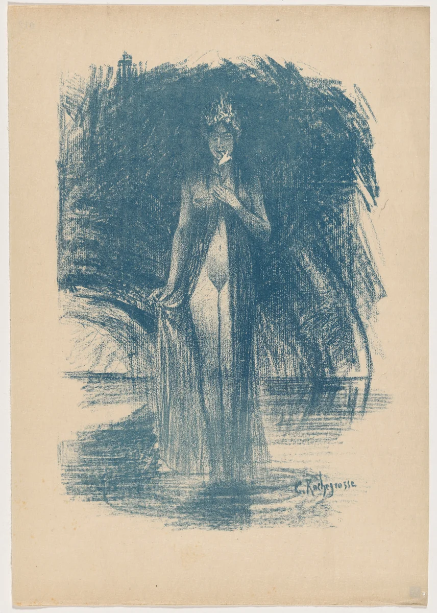 Apparition by Georges Rochegrosse, print, 1895