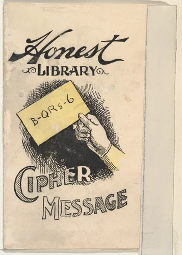 Cipher Message, from the Honest Library series (N115) issued by Duke Sons & Co. to promote Honest Long Cut Tobacco by W. Duke, Sons & Co., print, 1896