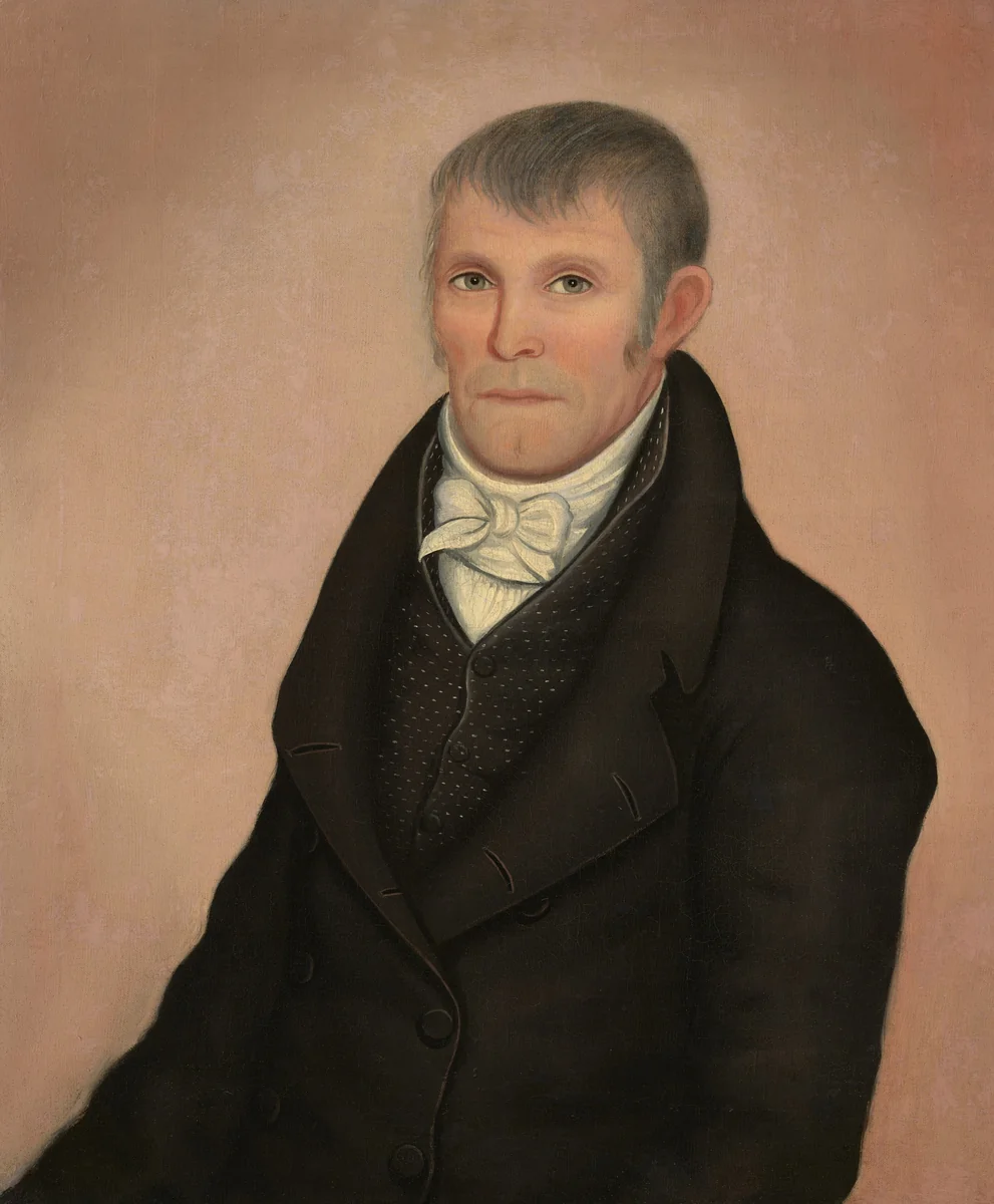 Portrait of a Gentleman by Ammi Phillips, painting, 1812-1819