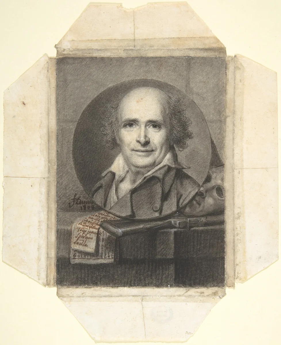 Portrait of the Composer André-Ernest-Modeste Grétry (1741-1813) by François Dumont, drawing, 1808