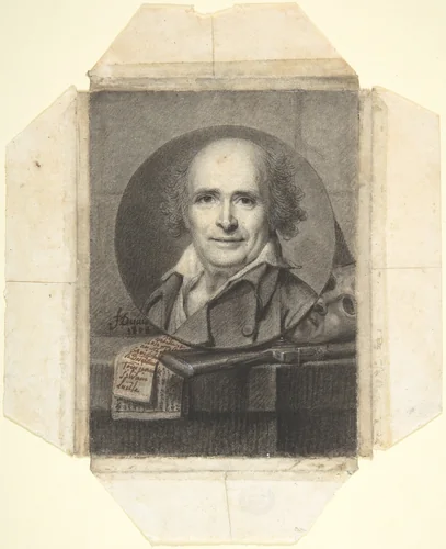 Portrait of the Composer André-Ernest-Modeste Grétry (1741-1813) by François Dumont, drawing, 1808