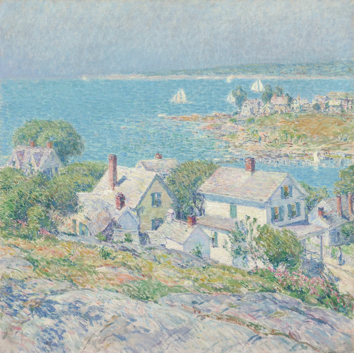 New England Headlands by Childe Hassam, painting, 1899
