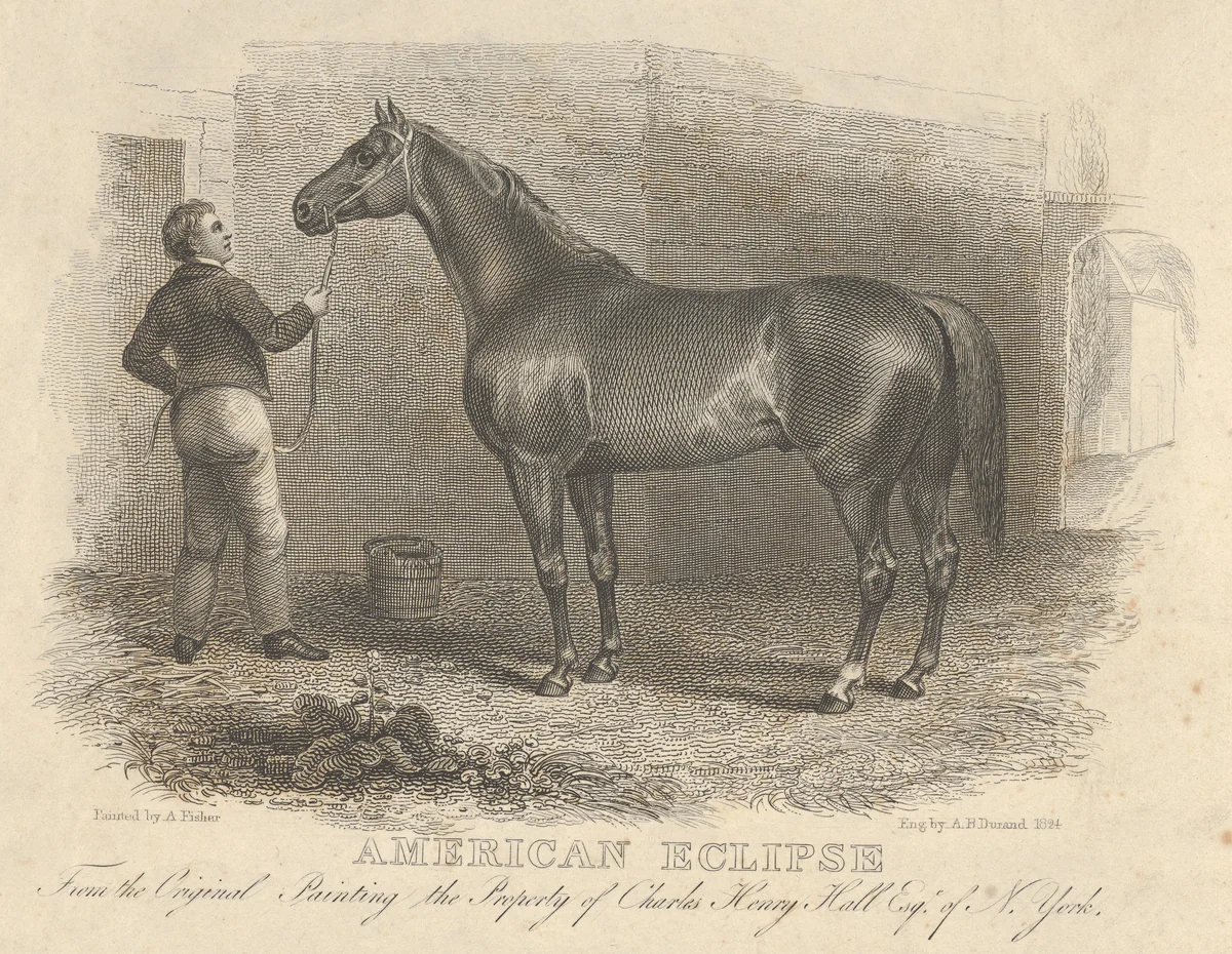 American Eclipse by Asher Brown Durand, print, 1824